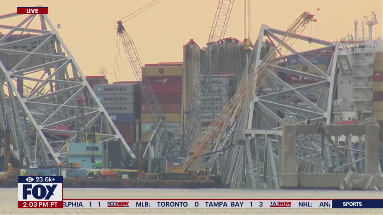 Baltimore bridge collapse: Removal process begins
