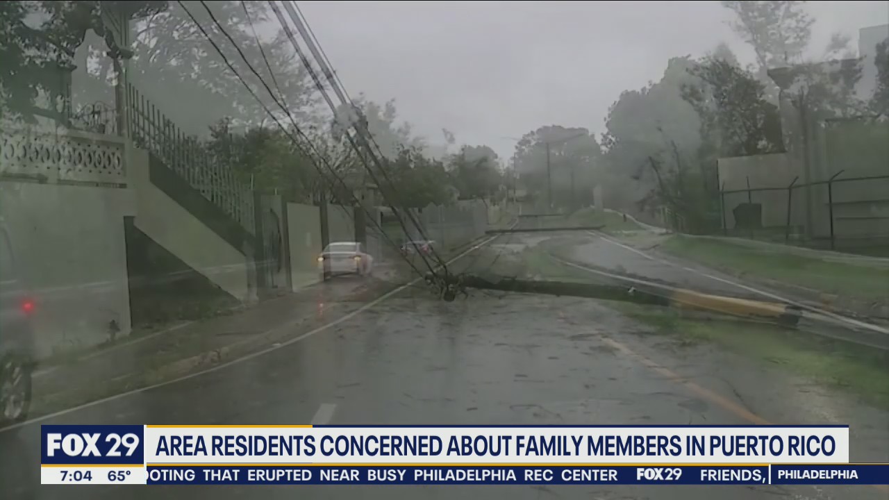 Local families concerned about family members in Puerto Rico