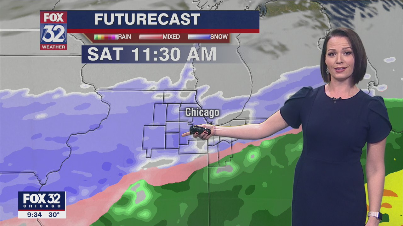 Evening forecast for Chicagoland on Dec. 29