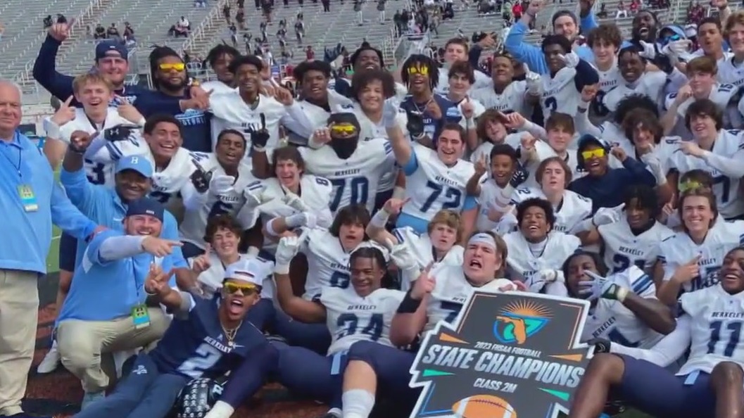 Berkeley Prep football team wins state title