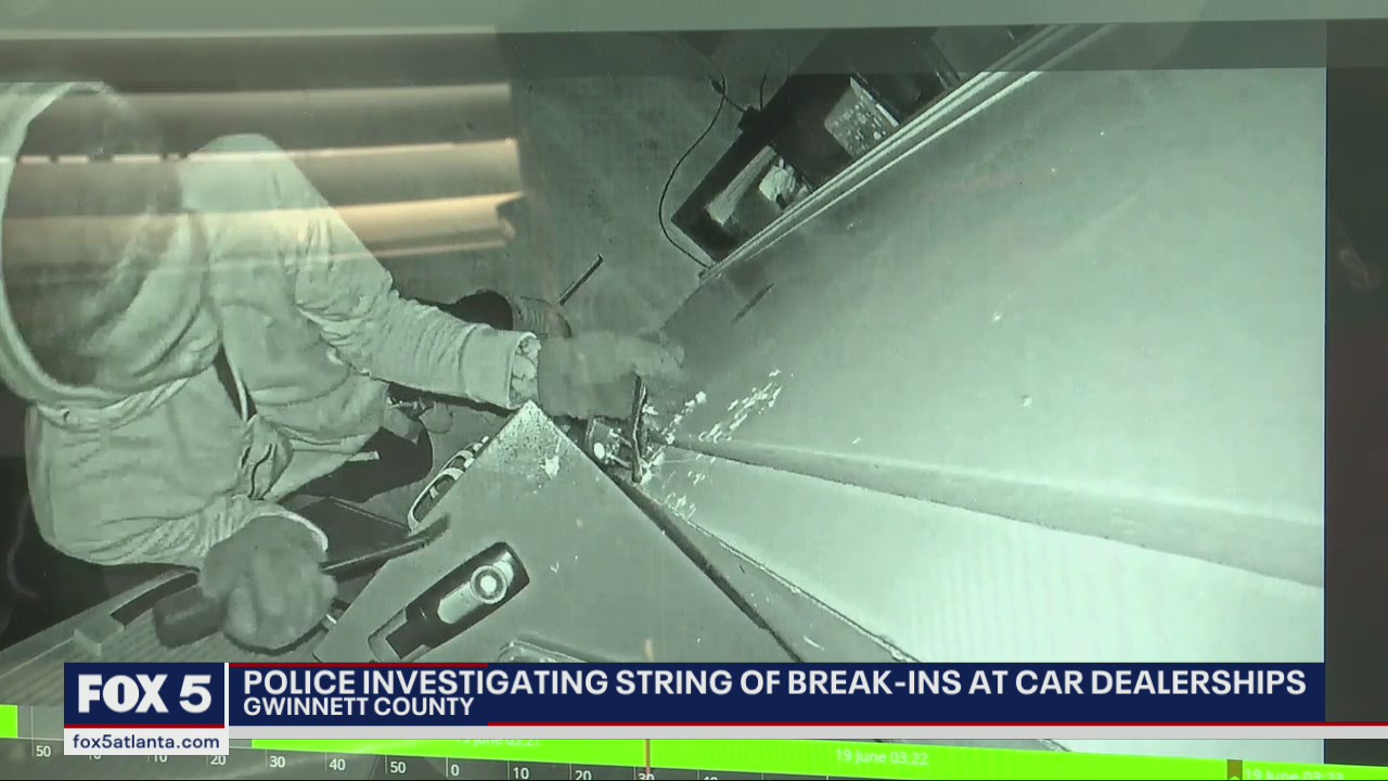 String of break-ins at car dealerships