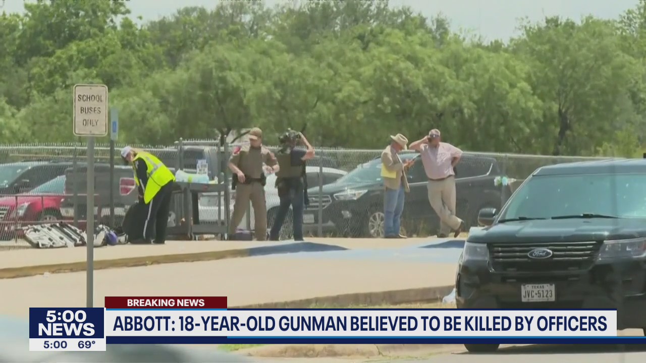 Gunman kills 14 students, 1 teacher at elementary school in Uvalde, Texas