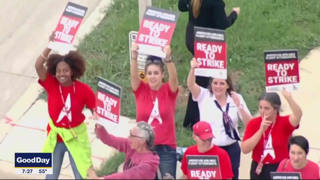 PREVIOUS COVERAGE: AA flight attendants could soon go on strike