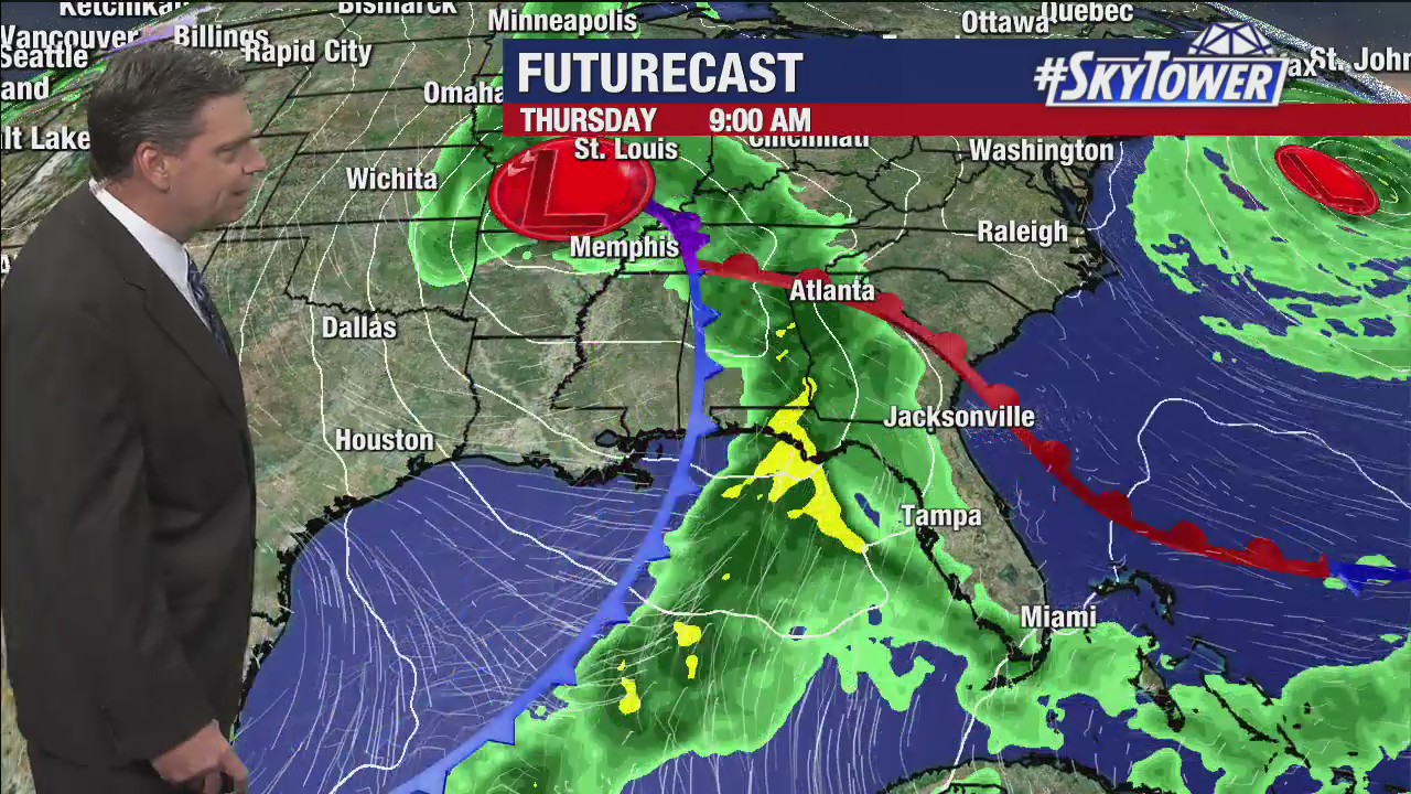 Tuesday afternoon forecast