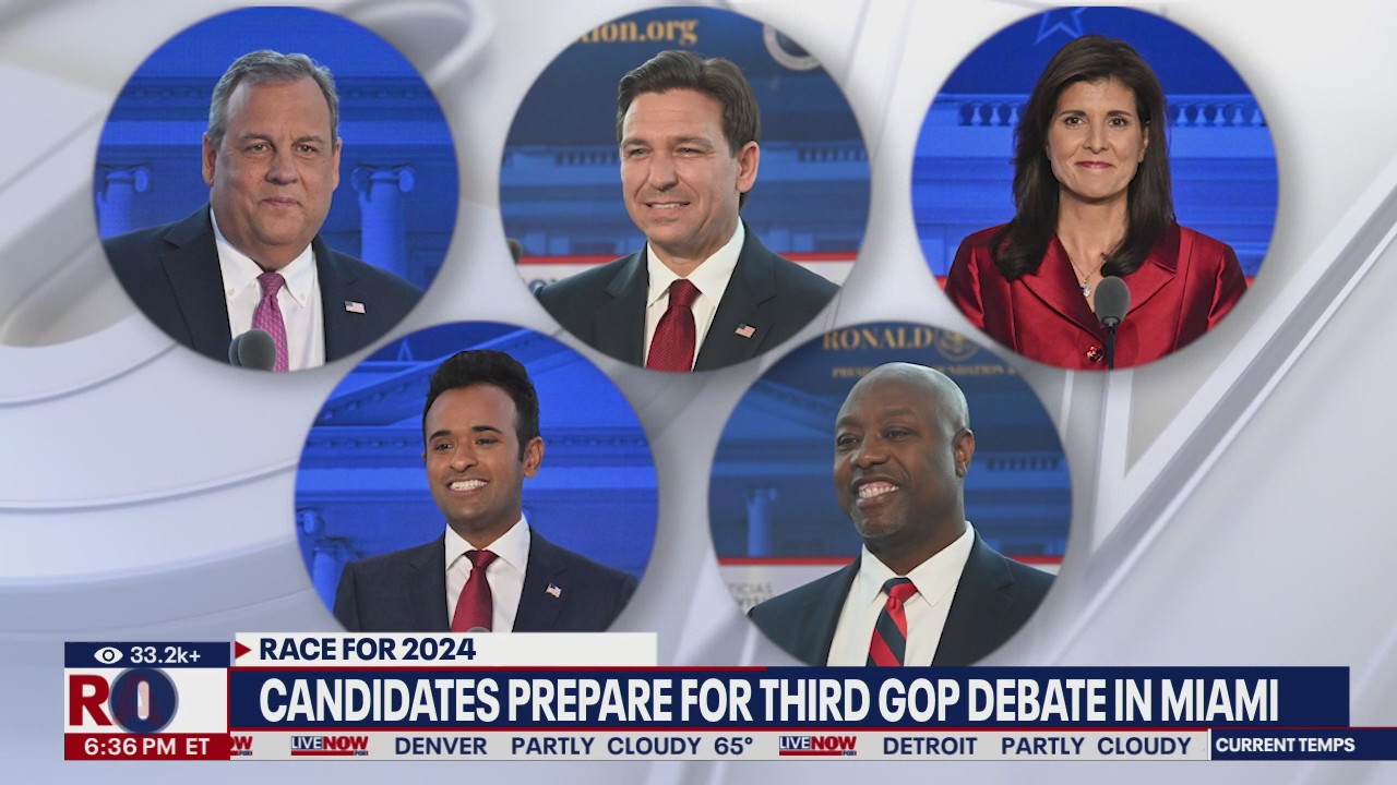 Third GOP debate slated for Wednesday in Miami