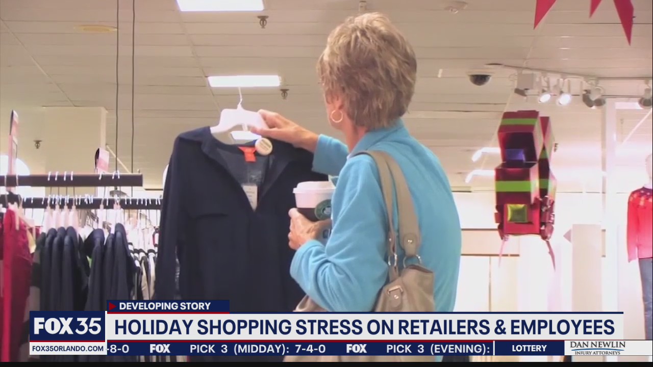 Holiday shopping stress on retailers and employees