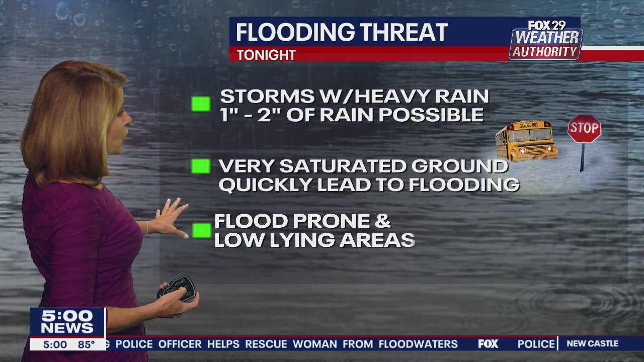 Wednesday night storms to bring more heavy rain, damaging winds to parts of region