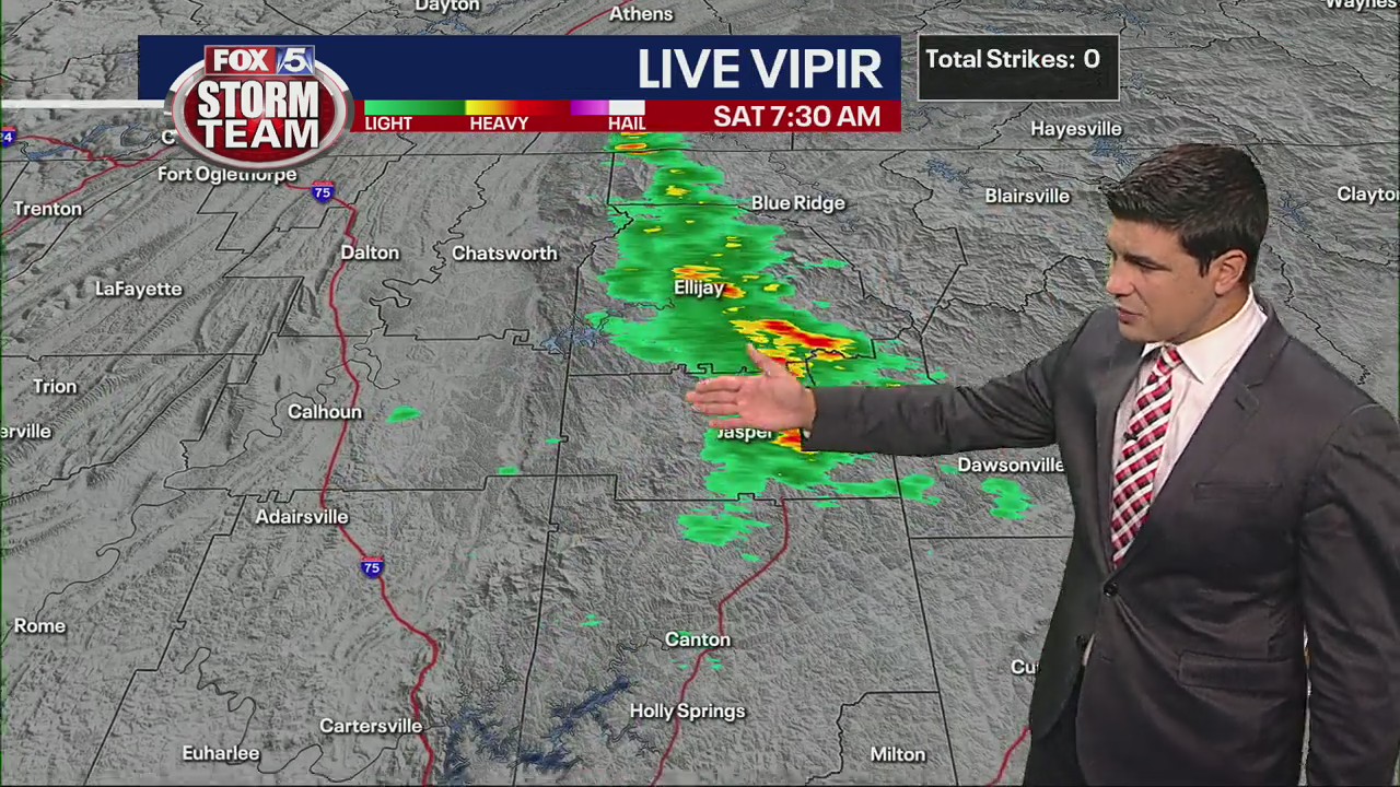 Saturday morning forecast