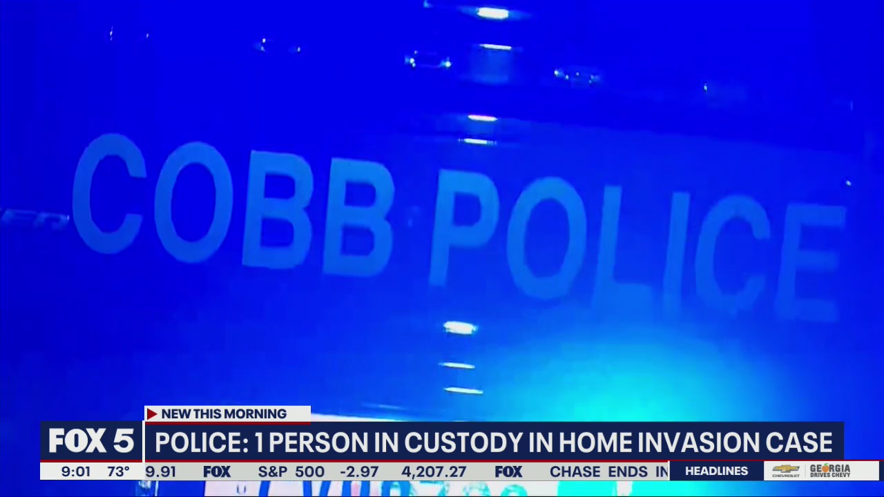 1 person in custody in Cobb County home invasion case