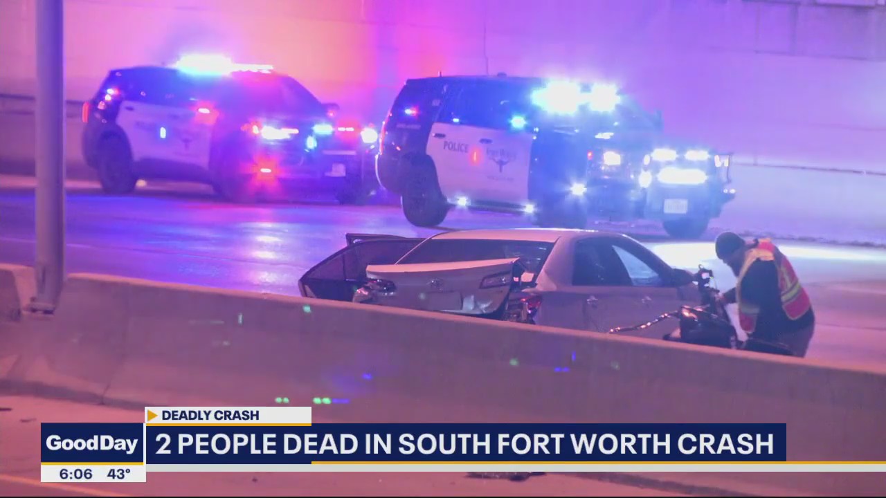 Crash on I-20 leaves 2 people dead in Fort Worth