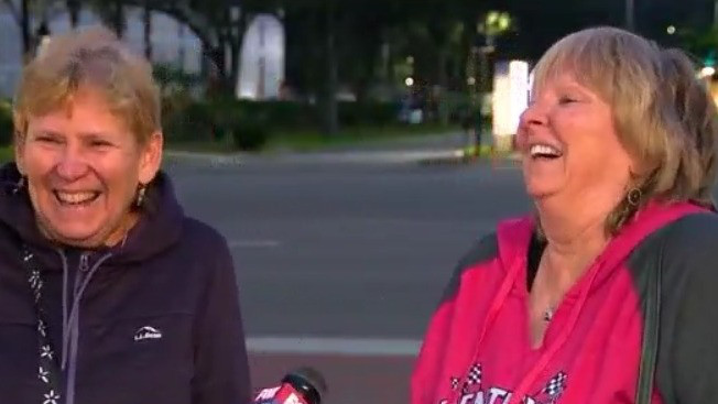 Florida tourists shocked by cold front