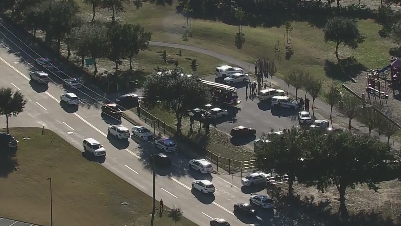 FROM THE AIR: 4 students injured following after school fight in Katy