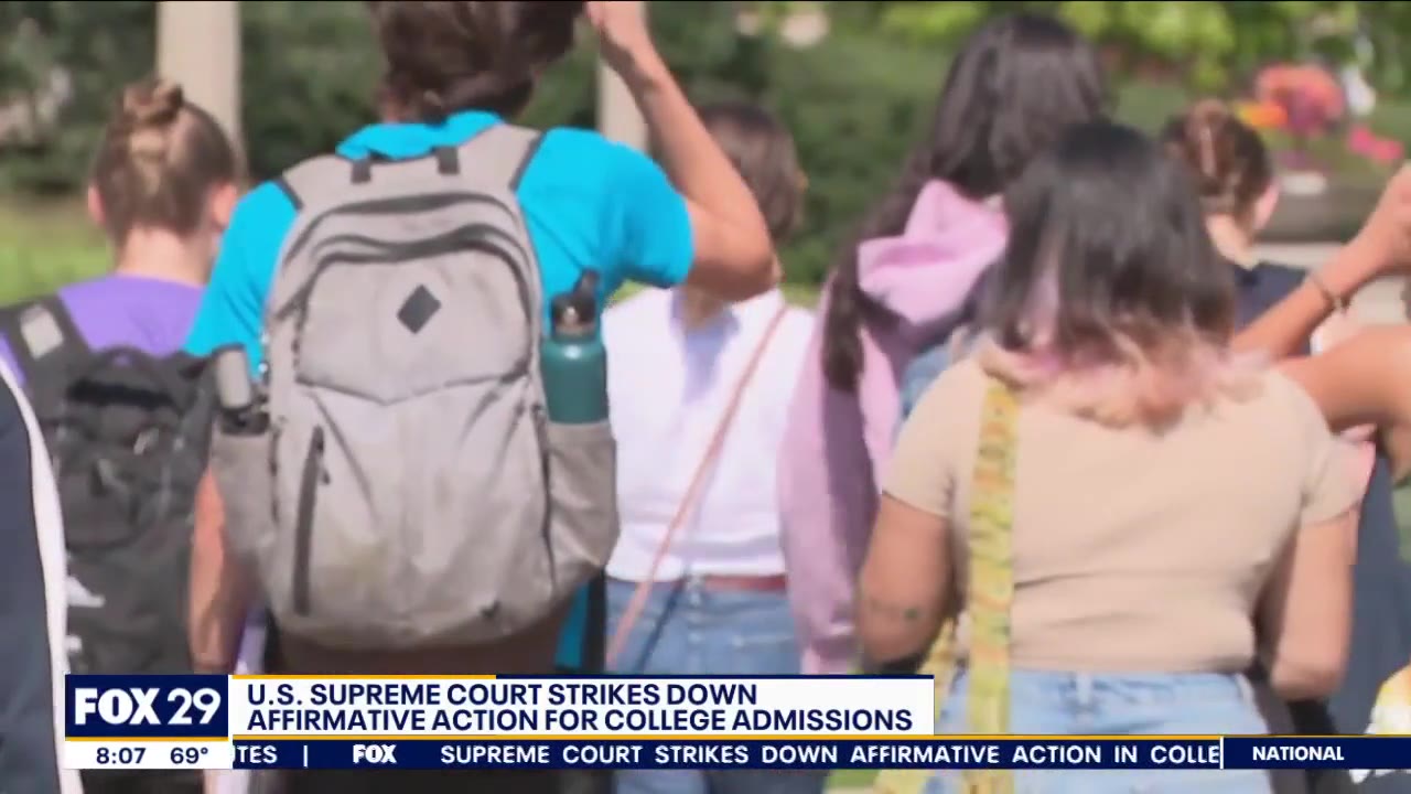 SCOTUS strikes down college affirmative action