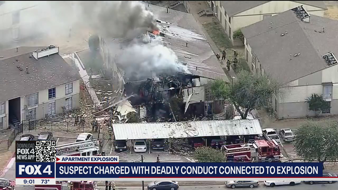 Dallas apartment explosion: Man accused of shooting, damaging gas line