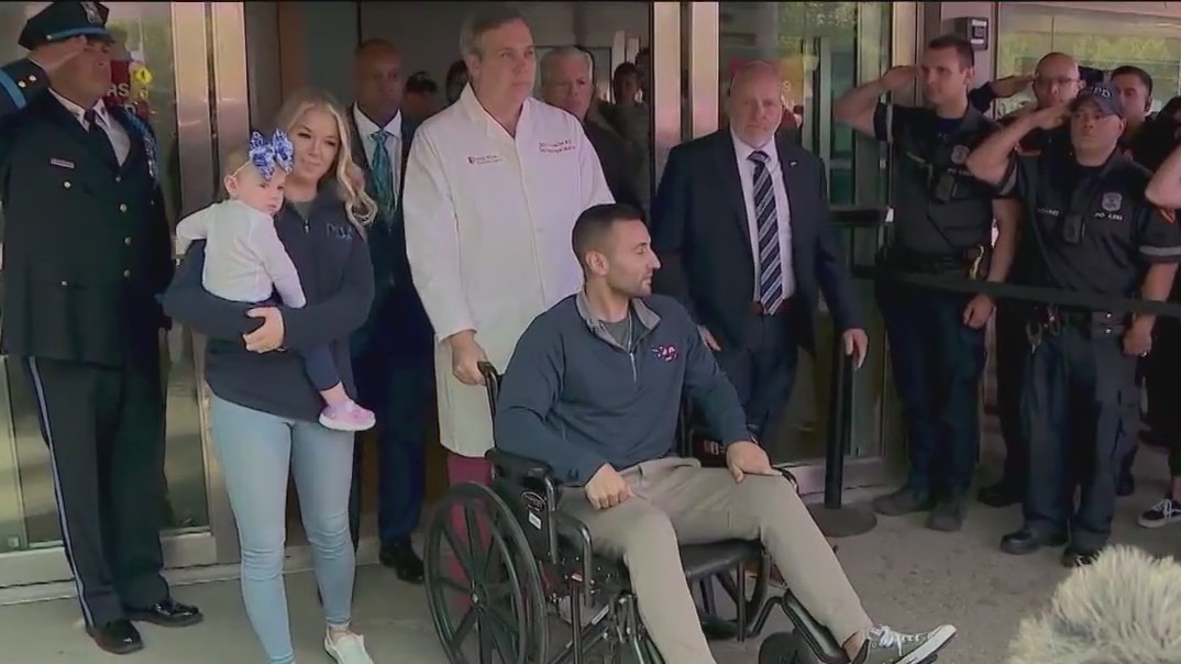 Long Island officer Michael Lafauci released from hospital