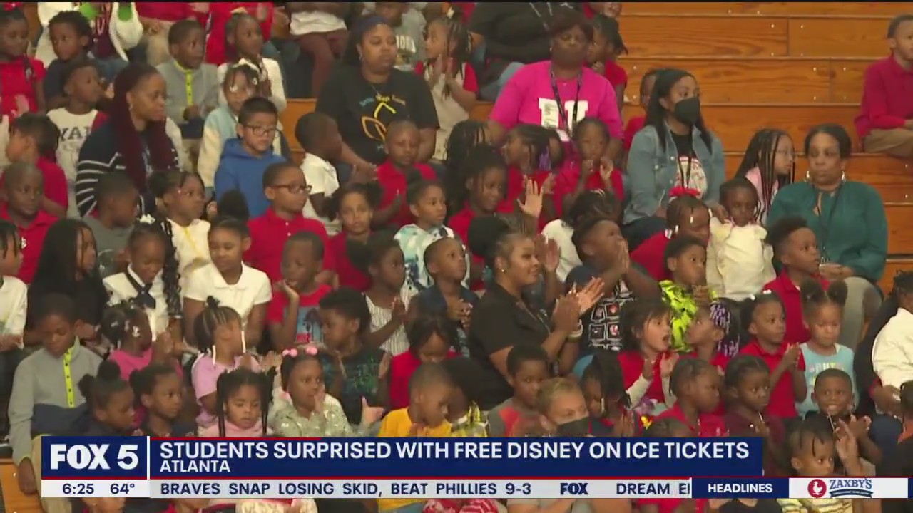 Students surprised with Disney on Ice tickets