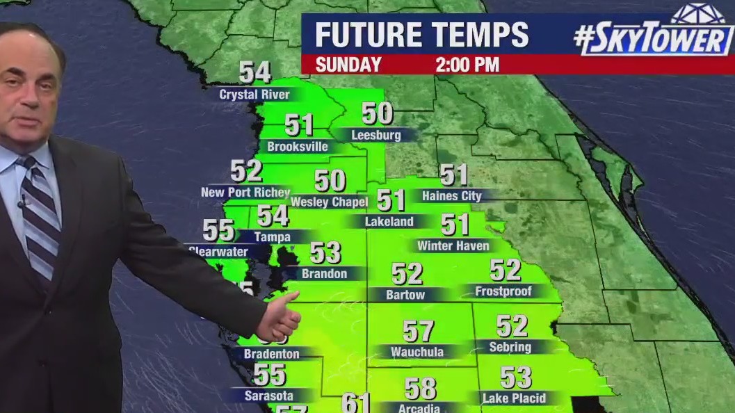 Tampa Bay Area’s chilly forecast | Dec. 30, 2023