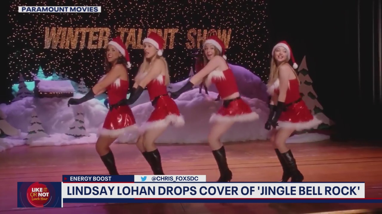 Lindsay Lohan drops cover of "Jingle Bell Rock"