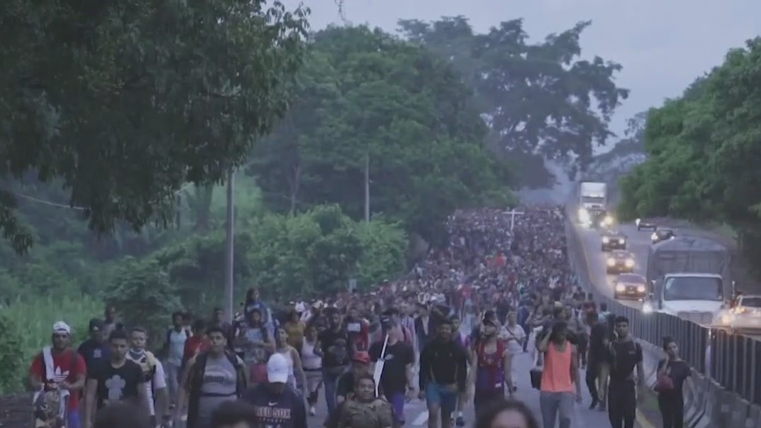 Migrants face hazardous conditions as they make their way to US border