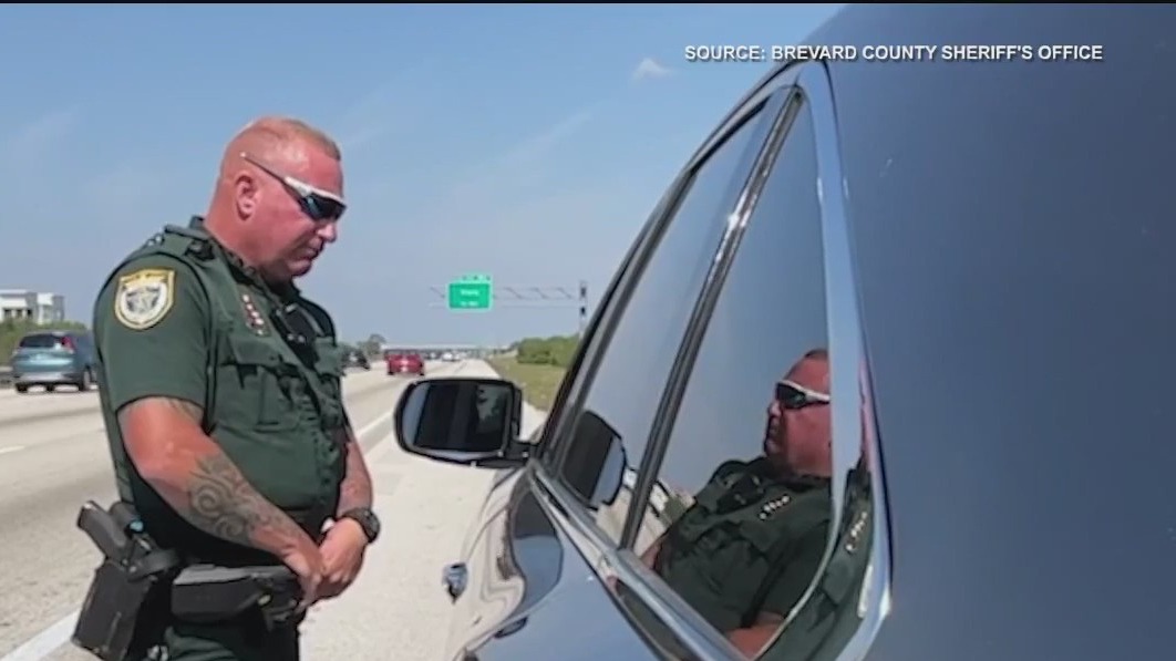 Florida deputy pulls over driver accused of going 100+ mph on I-95