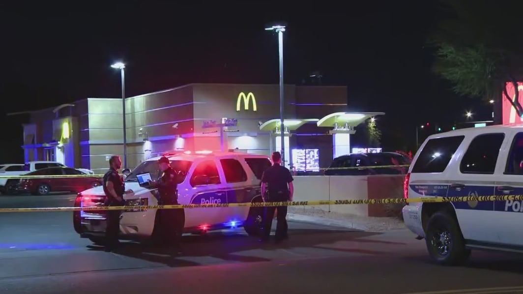 Woman found shot at downtown Phoenix McDonalds, police say
