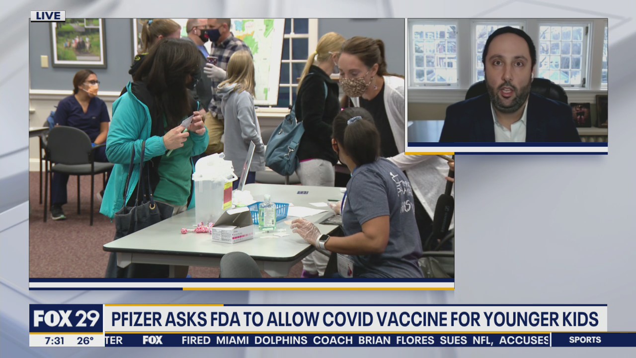 Pfizer asks FDA to allow COVID-19 vaccine for younger kids