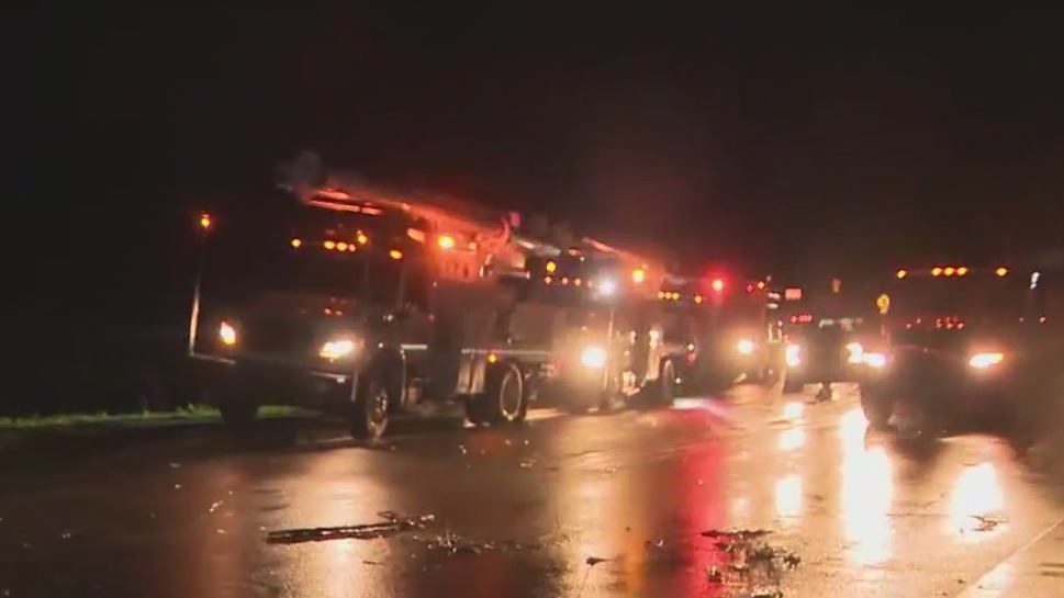 Possible tornado touchdown in Rockdale County