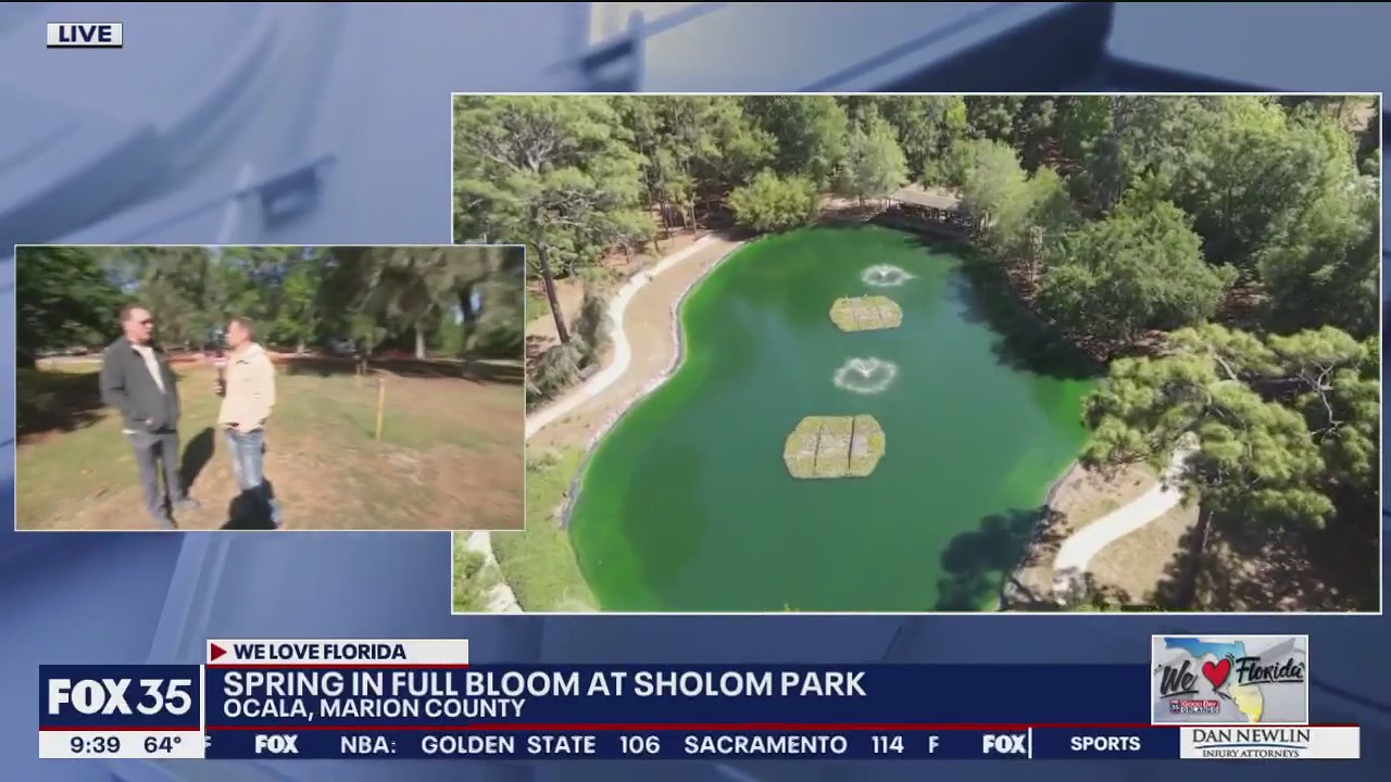 Spring in full bloom at Sholom Park in Ocala