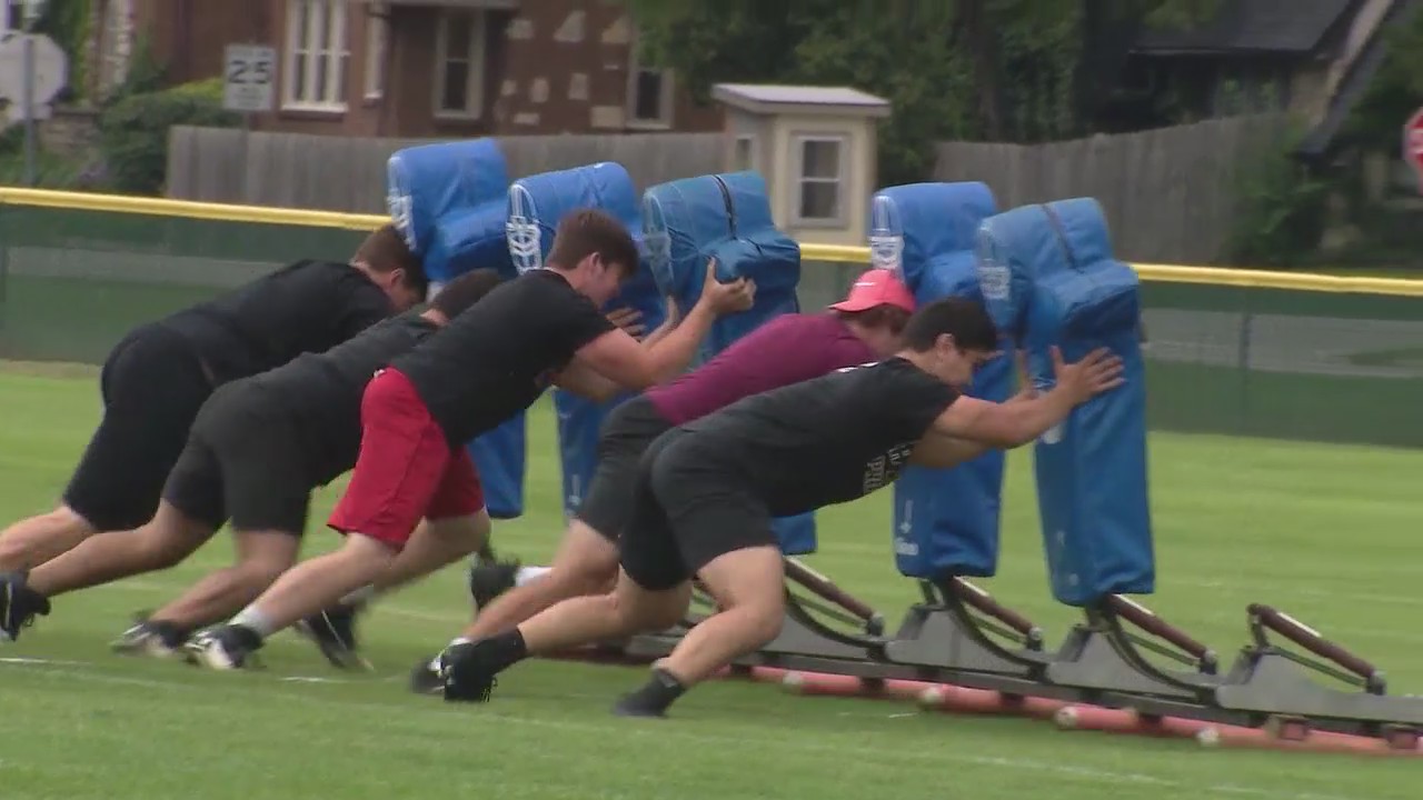 Battle of the Big Butts: Linemen from 40 schools battle it out at West Aurora High School