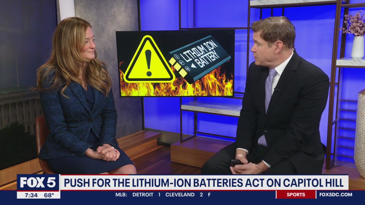 Pushing for the passage of the Setting Consumer Standards of Lithium-Ion Batteries Act