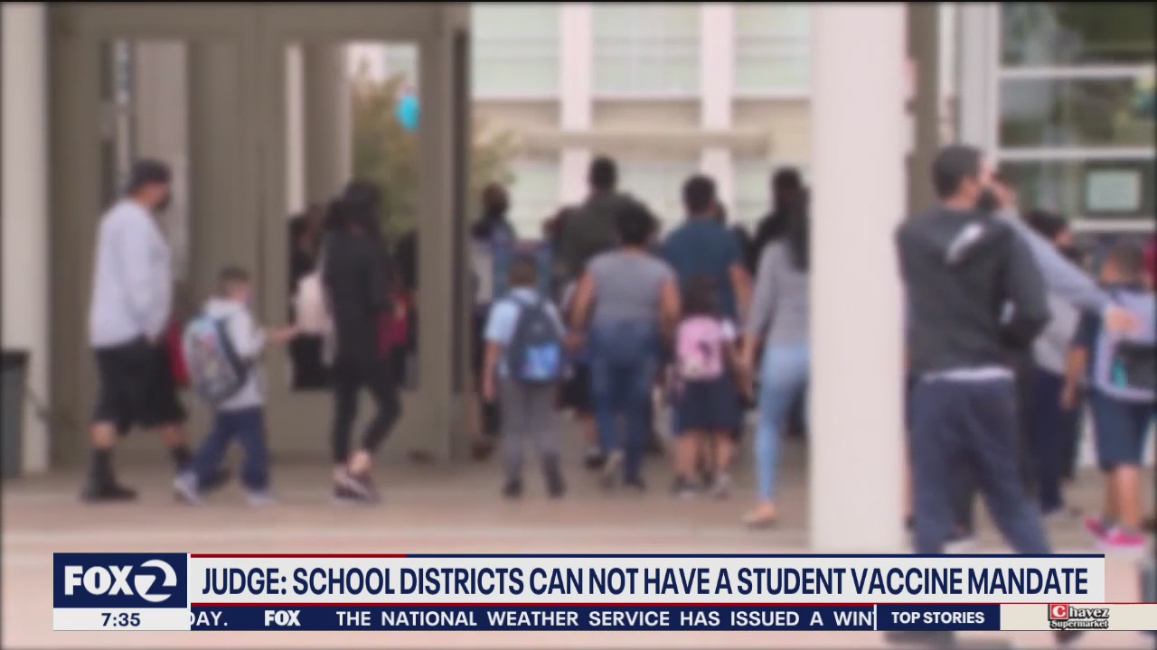 Judge rules against California school district's vaccine mandate