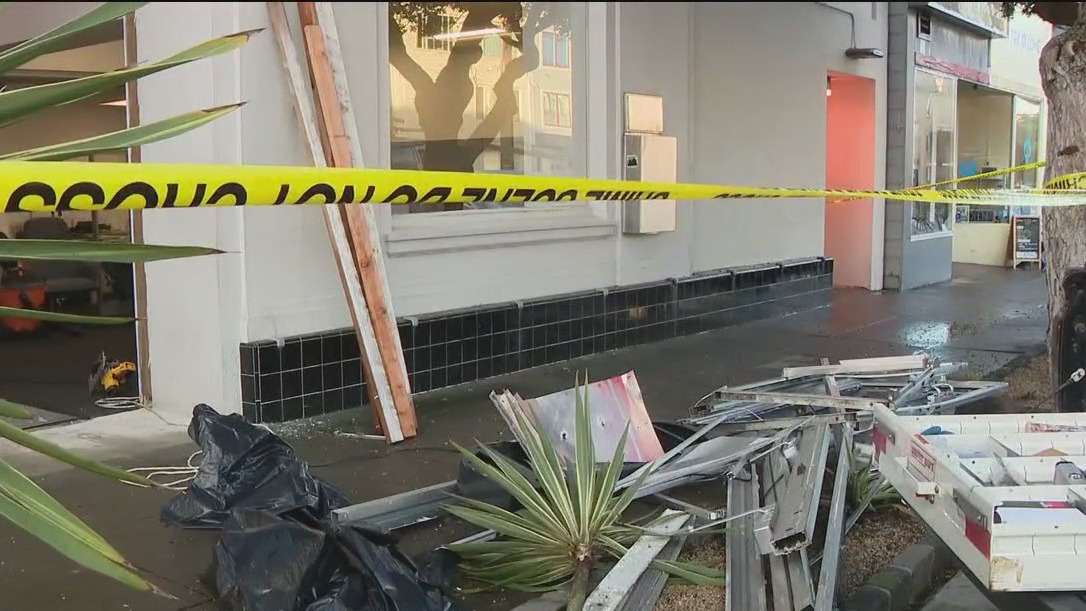 Bold burglary attempt in SF after thieves use vehicle to ram