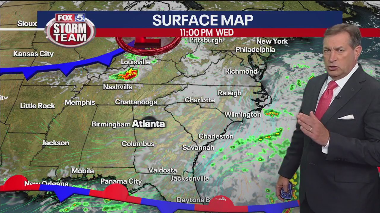 Wednesday evening forecast