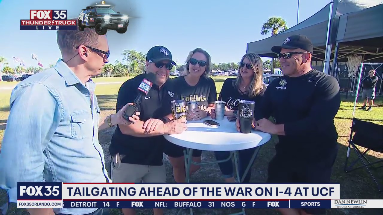 Tailgating ahead of the war on I-4 at UCF