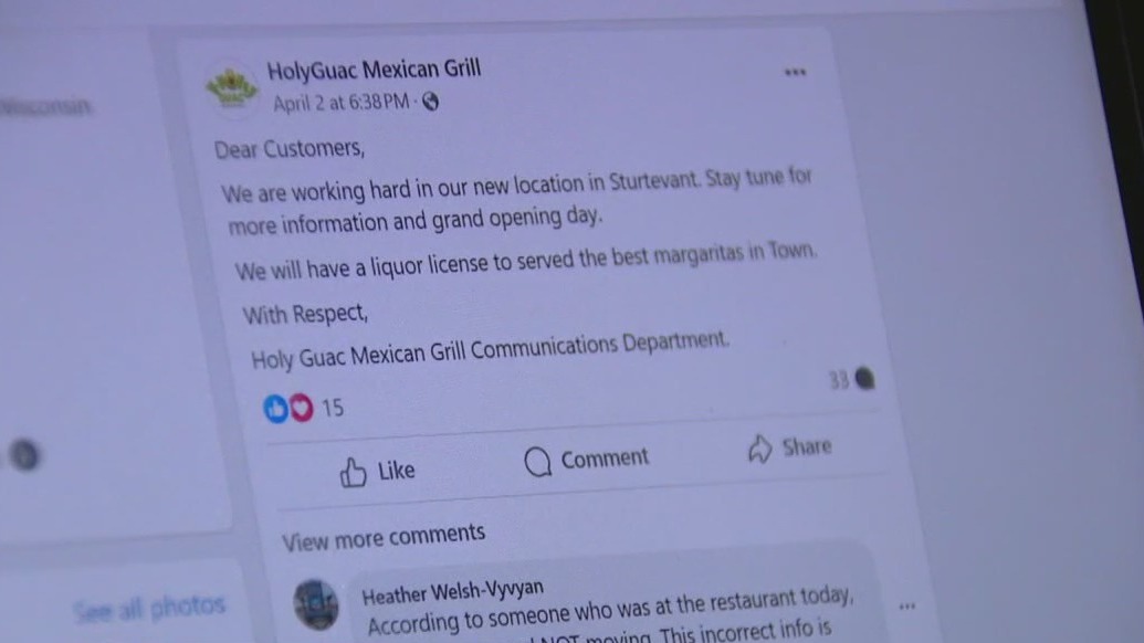 Restaurant owners say man hacked business Facebook