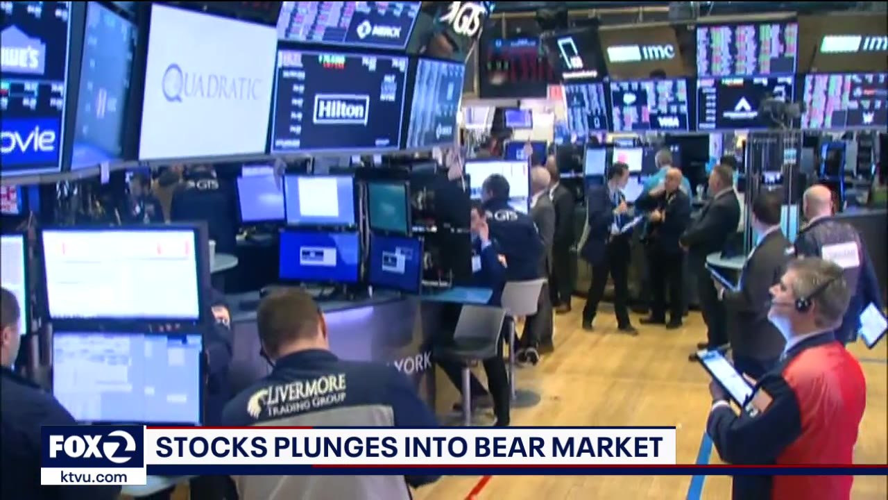 Stocks Plunge Into Bear Market: Interview with Kayla Fernandez