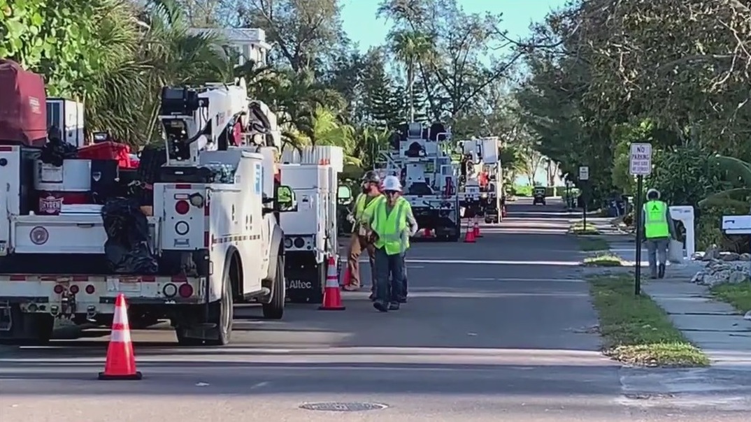 Out-of-state crews work day and night to restore power