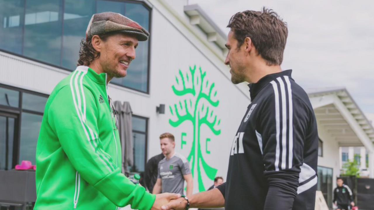 Austin FC on hot streak, club gets pep talk from Matthew McConaughey