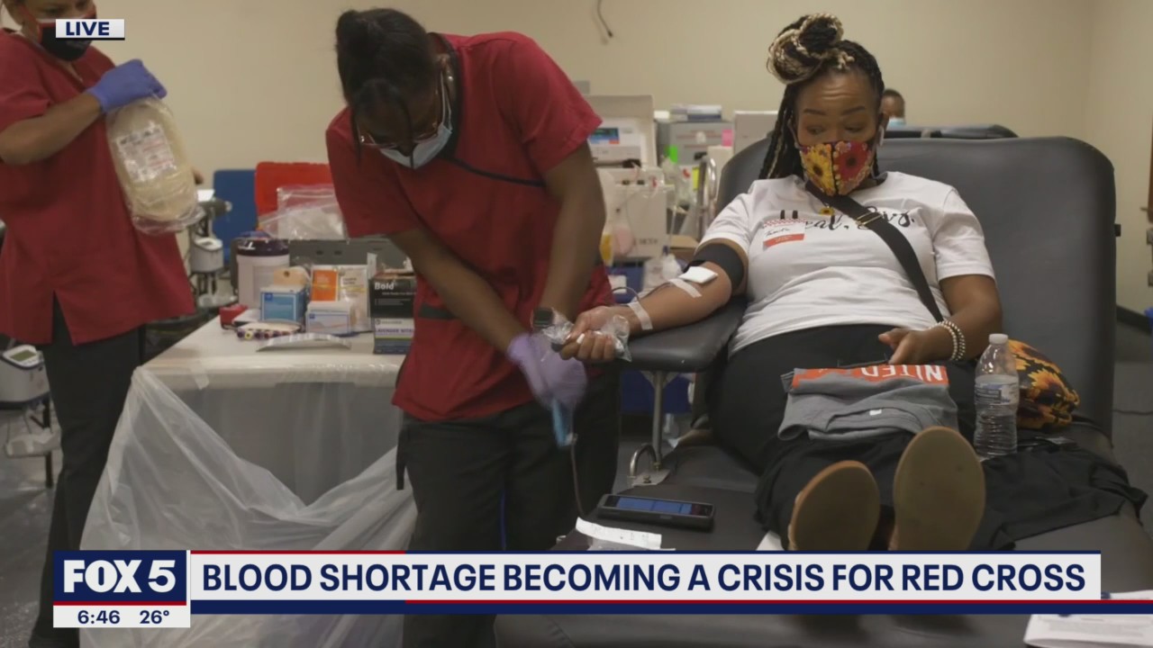Red Cross facing blood shortage crisis