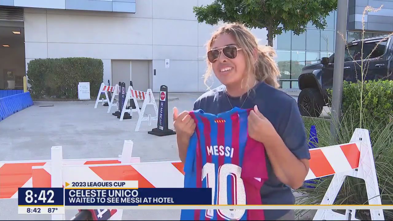 Fans flock to Frisco to see Lionel Messi