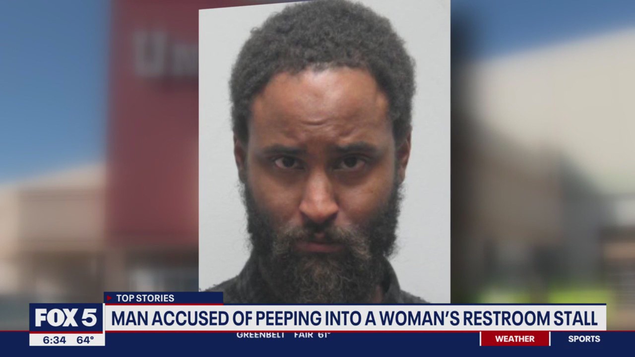 Police arrest man accused of peeping into women’s bathroom stall at Fairfax County store