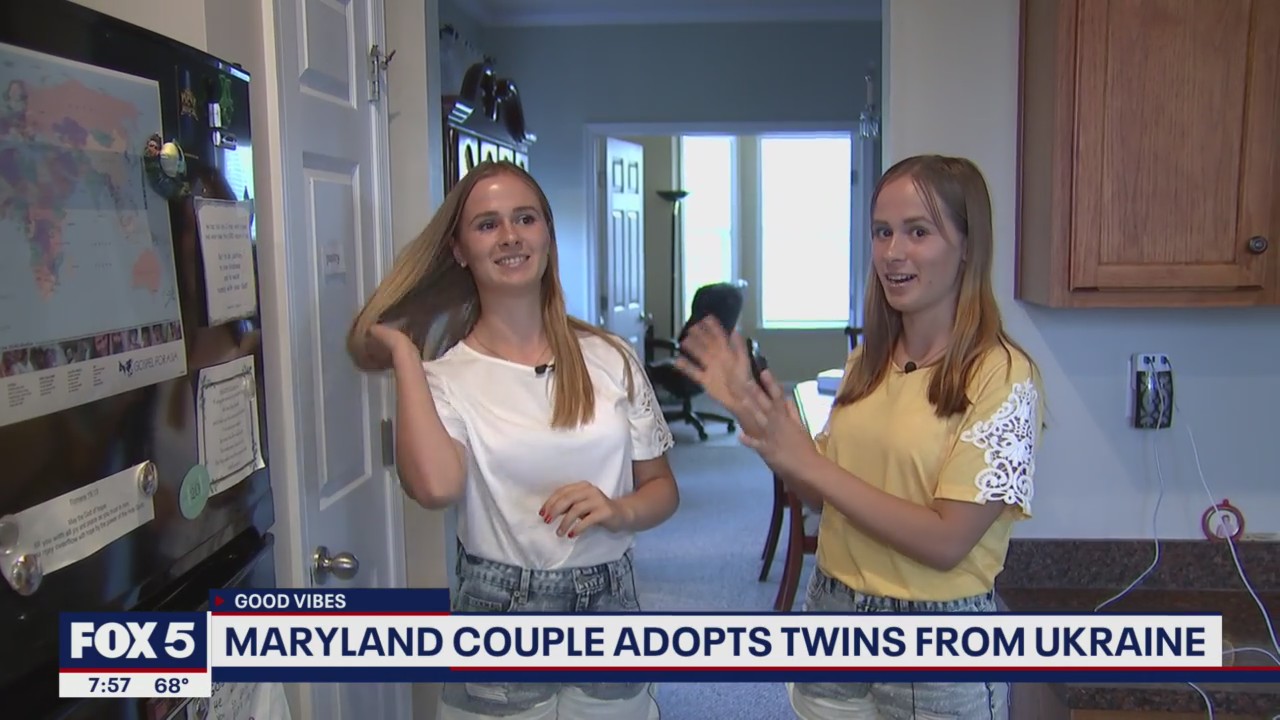 Maryland family adopts Ukrainian teen sisters driven from their homes during Russian invasion