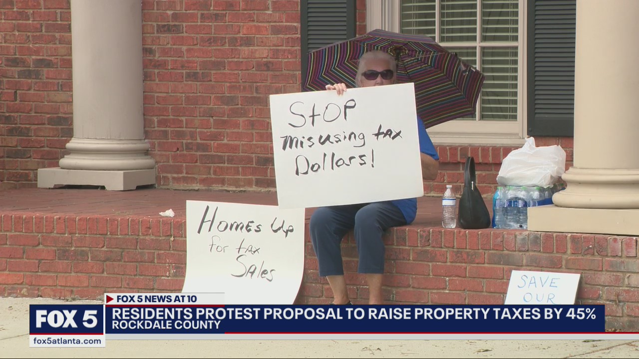 Residents upset over Rockdale County property taxes