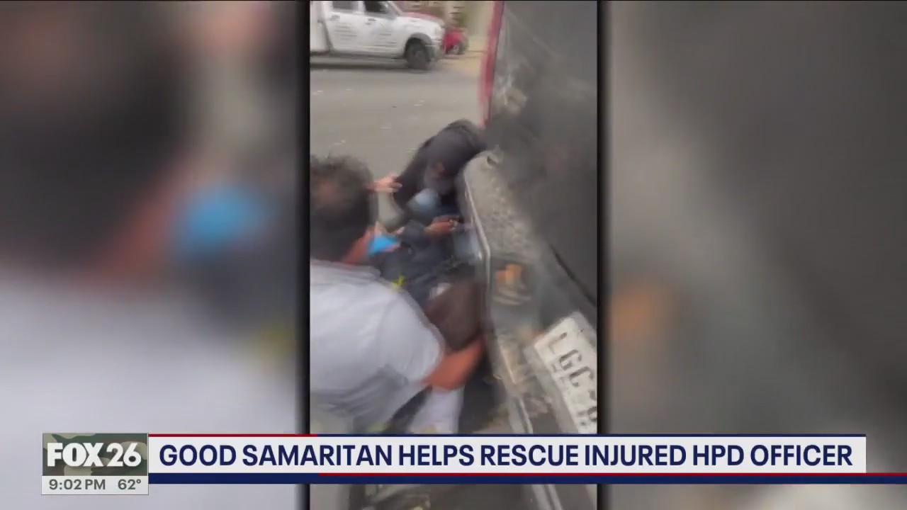 Good Samaritan helps rescue injured HPD cop