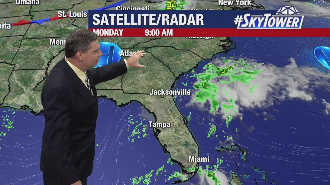 Monday afternoon forecast