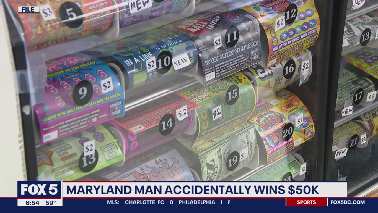 Maryland man wins $50K lottery prize