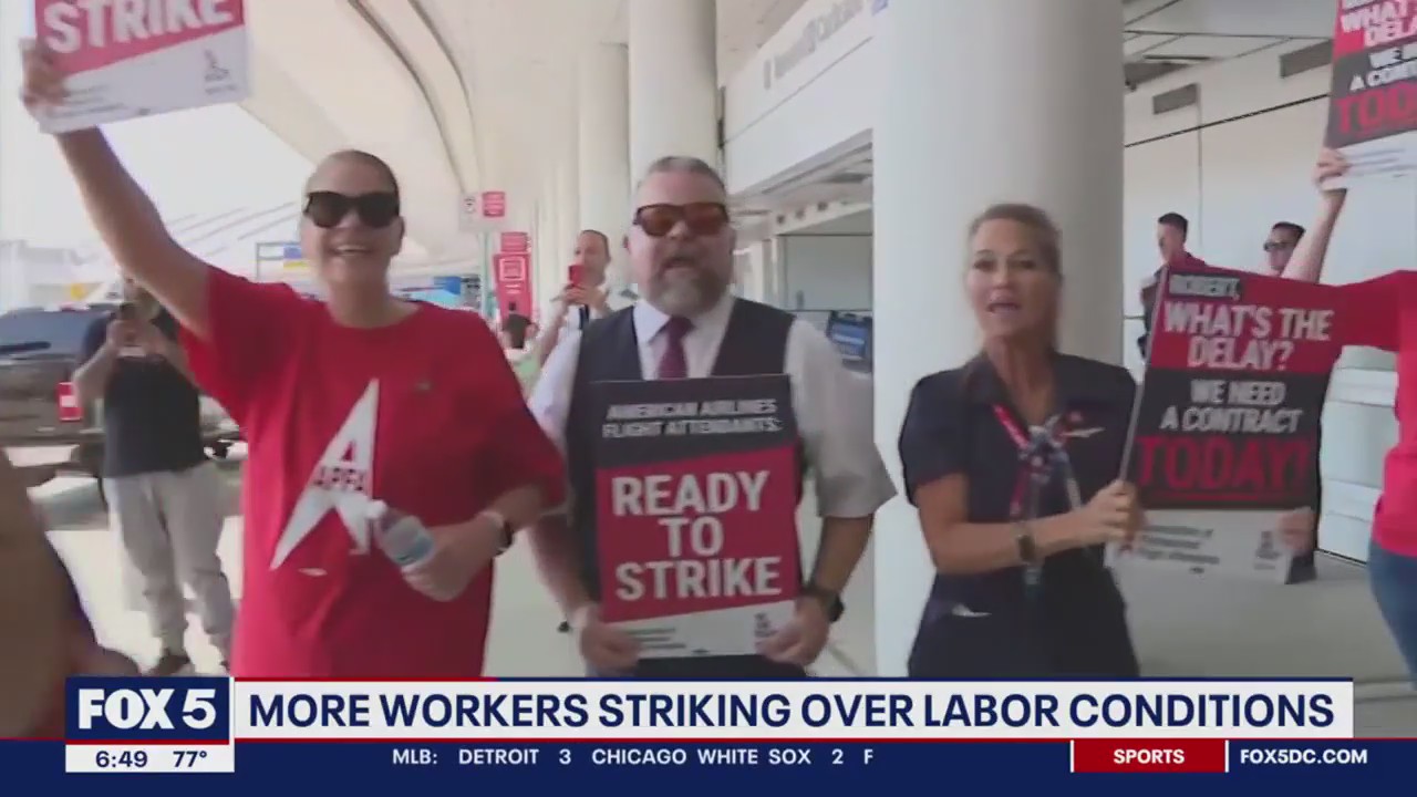 More workers striking over labor conditions