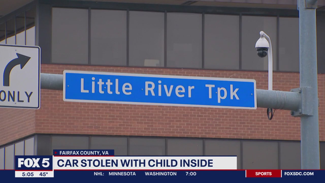 Police discuss search for suspect who stole car with 5-year-old girl inside