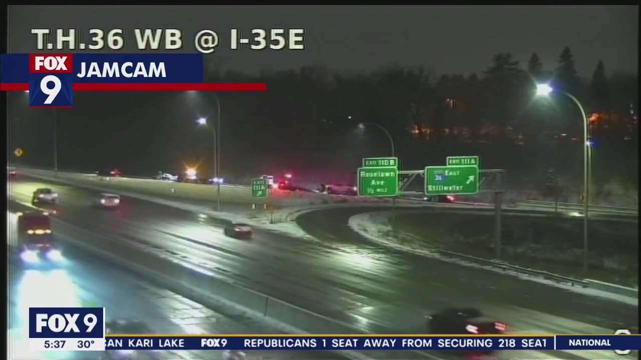 Tuesday's commute slowed by snow