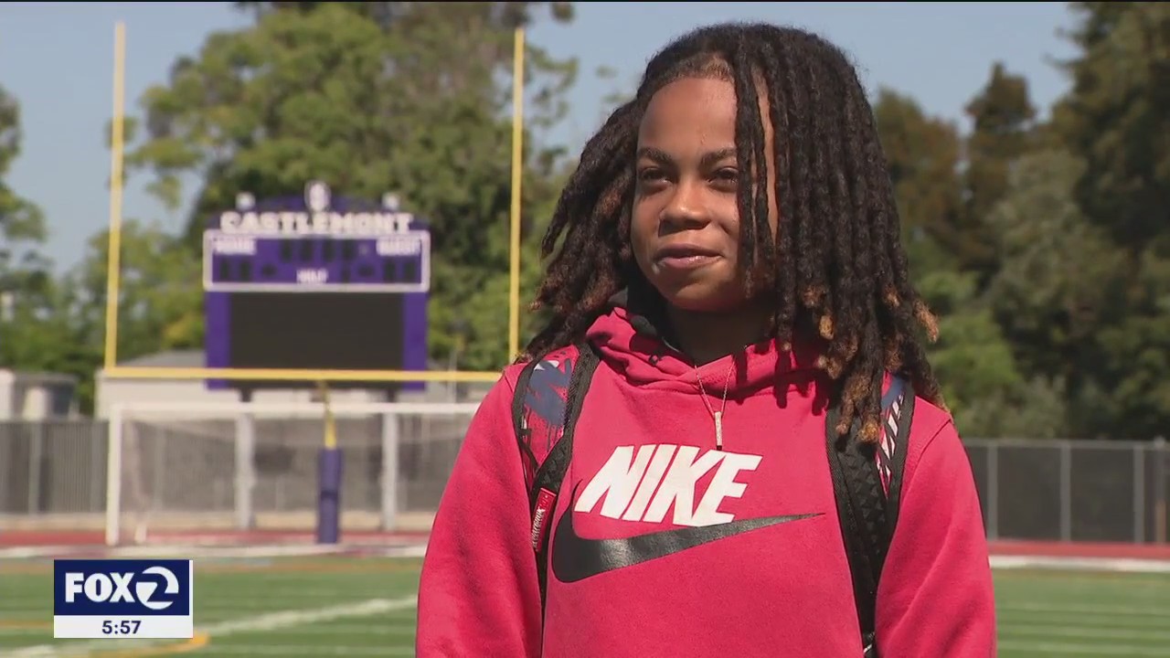 Castlemont High School honors first female football player